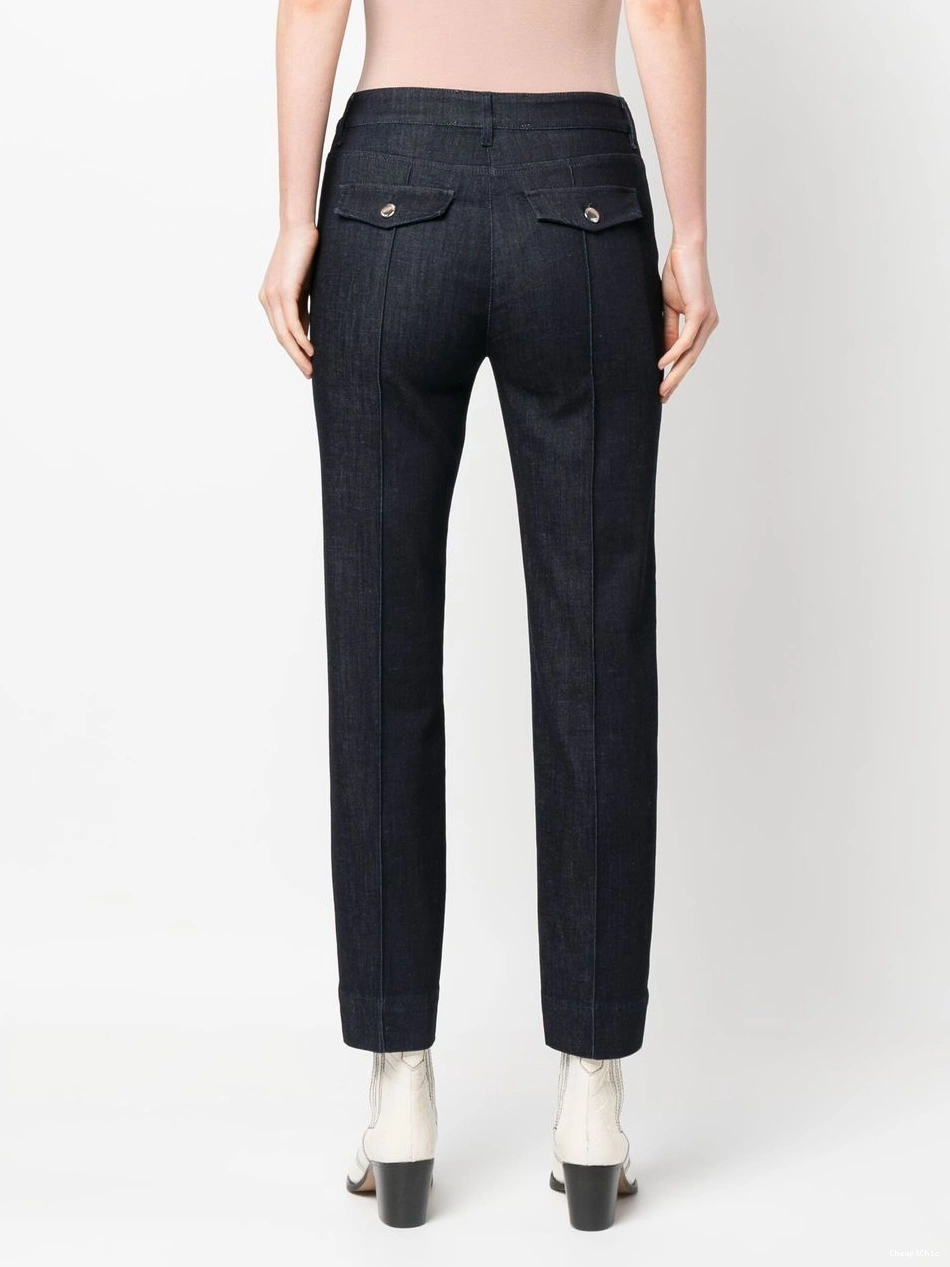 Cheap logo-patch Women Moschino Love jeans cropped 0425
